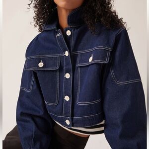 Anthropologie Mod for You Denim Jacket